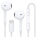 USB-C Wired Earphones with Microphone and Volume Control – USB-C Earphones