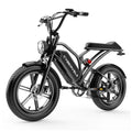 Cybervelo EK11 1000W Electric Dirt Bike with 20" Fat Tires – EK11-BLACK-20