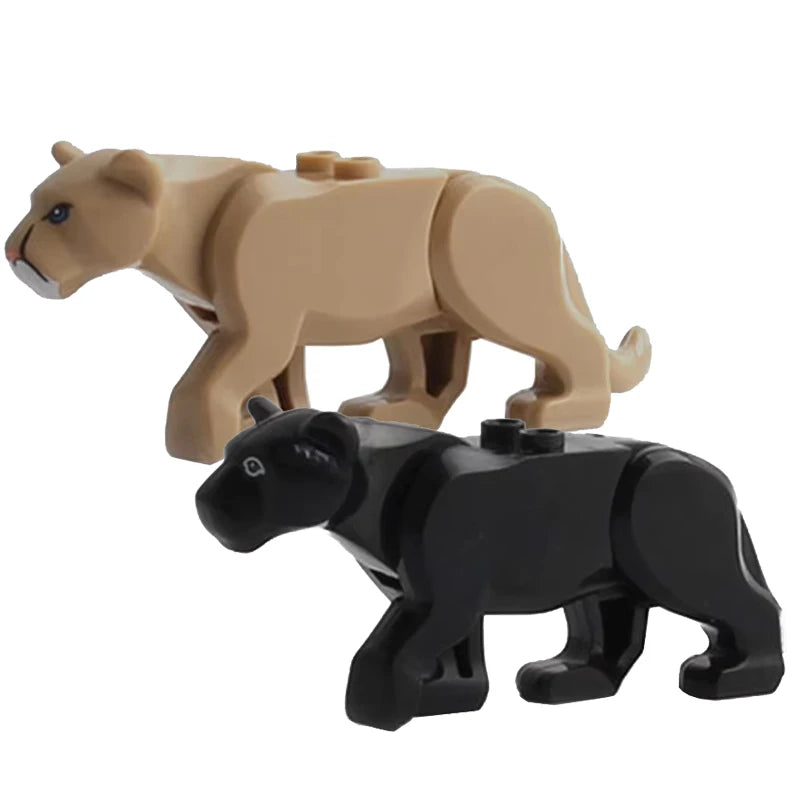 MOC Farm and Zoo Animal Building Blocks, Compatible with Small Bricks – 2PCS (22)