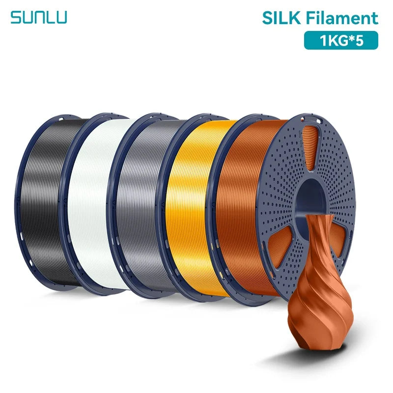 Sunlu Silk PLA 3D Printer Filament, 1.75 mm, 1 kg Roll – SILK MIX 2