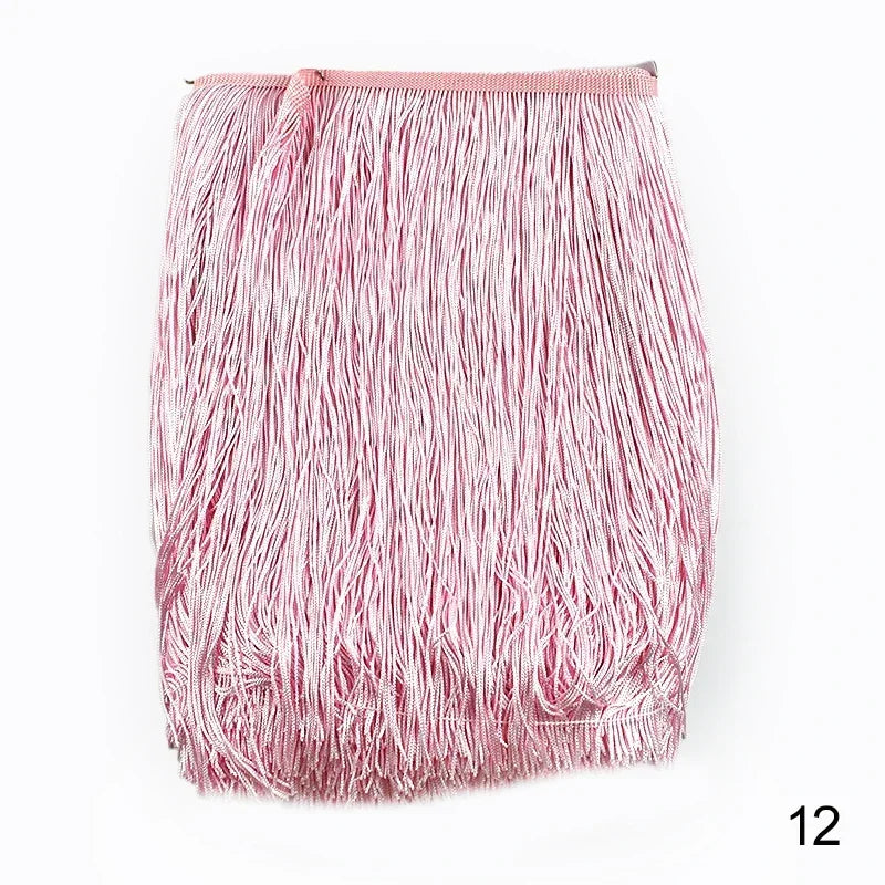 30cm Tassel Fringe Lace Trim for Sewing and Home Decor – 12