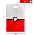 Pokemon Party Gift Bags - 16.5 x 25 cm Plastic Candy Bags – White