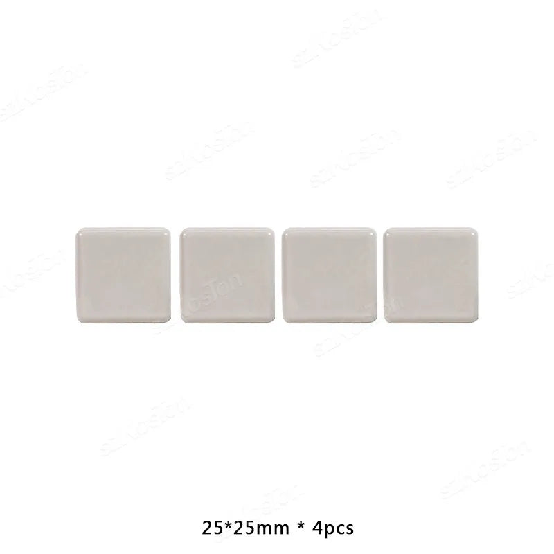 4-Piece Furniture Glider Sliding Pads, PE Plastic Floor Protectors – 25x25mm-1