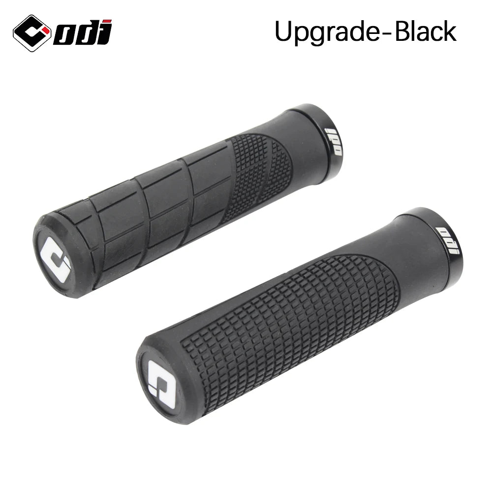 ODI Rubber Lock-on Handlebar Grips for MTB and Road Bikes – Black OG-10