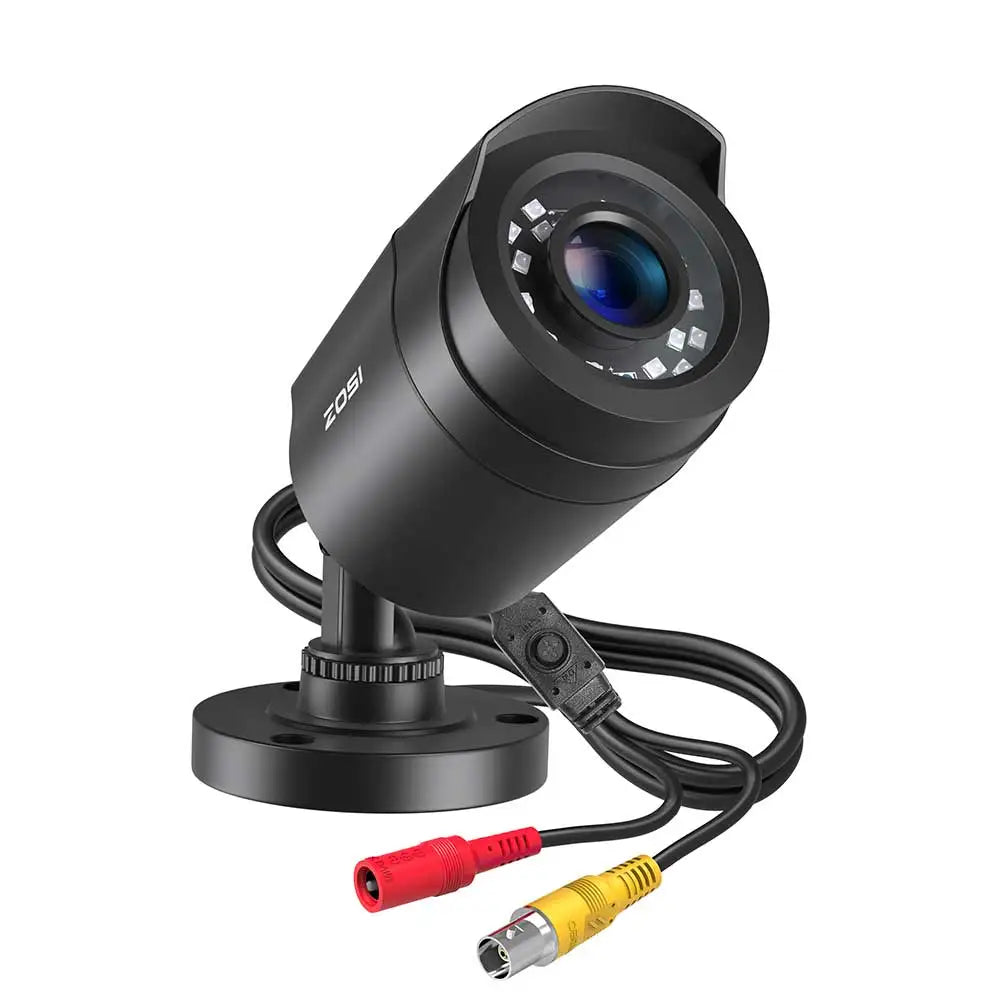 ZOSI 2MP 1080P HD 4-in-1 CCTV Dome Camera, IP66 Weatherproof – 4-in-1 Black