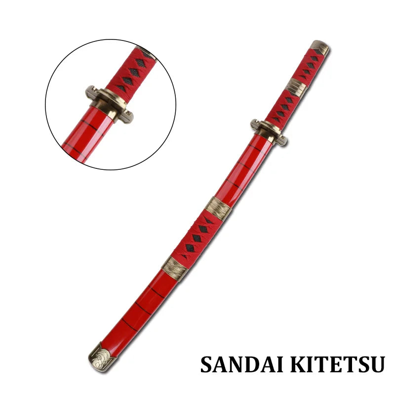 3-Piece Roronoa Zoro Katana Cosplay Set, 80 cm Bamboo Replica – Sandai kitetsu