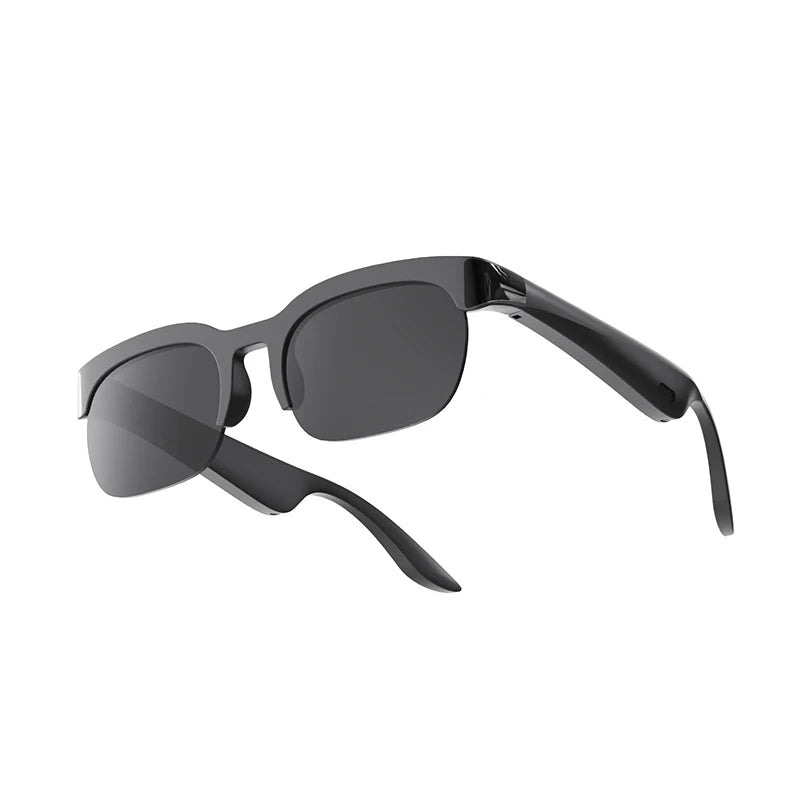 Cotaul Smart Sunglasses with AI Translation and Bluetooth Audio – Black