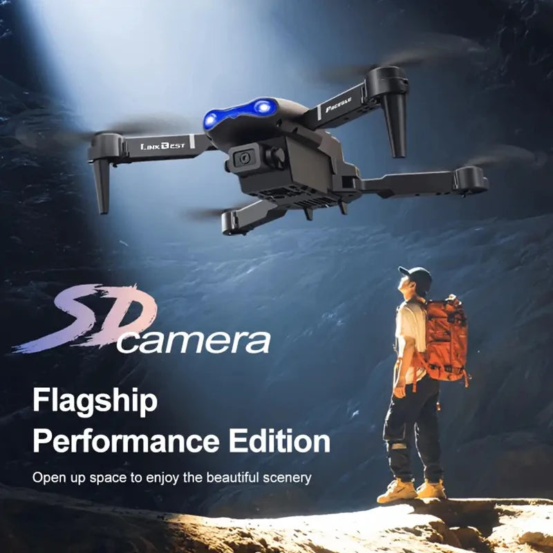 Aerial Drone Dual Lens Switch Gesture Photography Beauty Filter 110° Wide Angle Trajectory Flight APP Control Foldable FPV – view 8