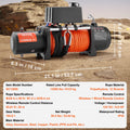 13500 lbs Electric Winch with 80ft Synthetic Rope and Remote Controls – 13500lbs