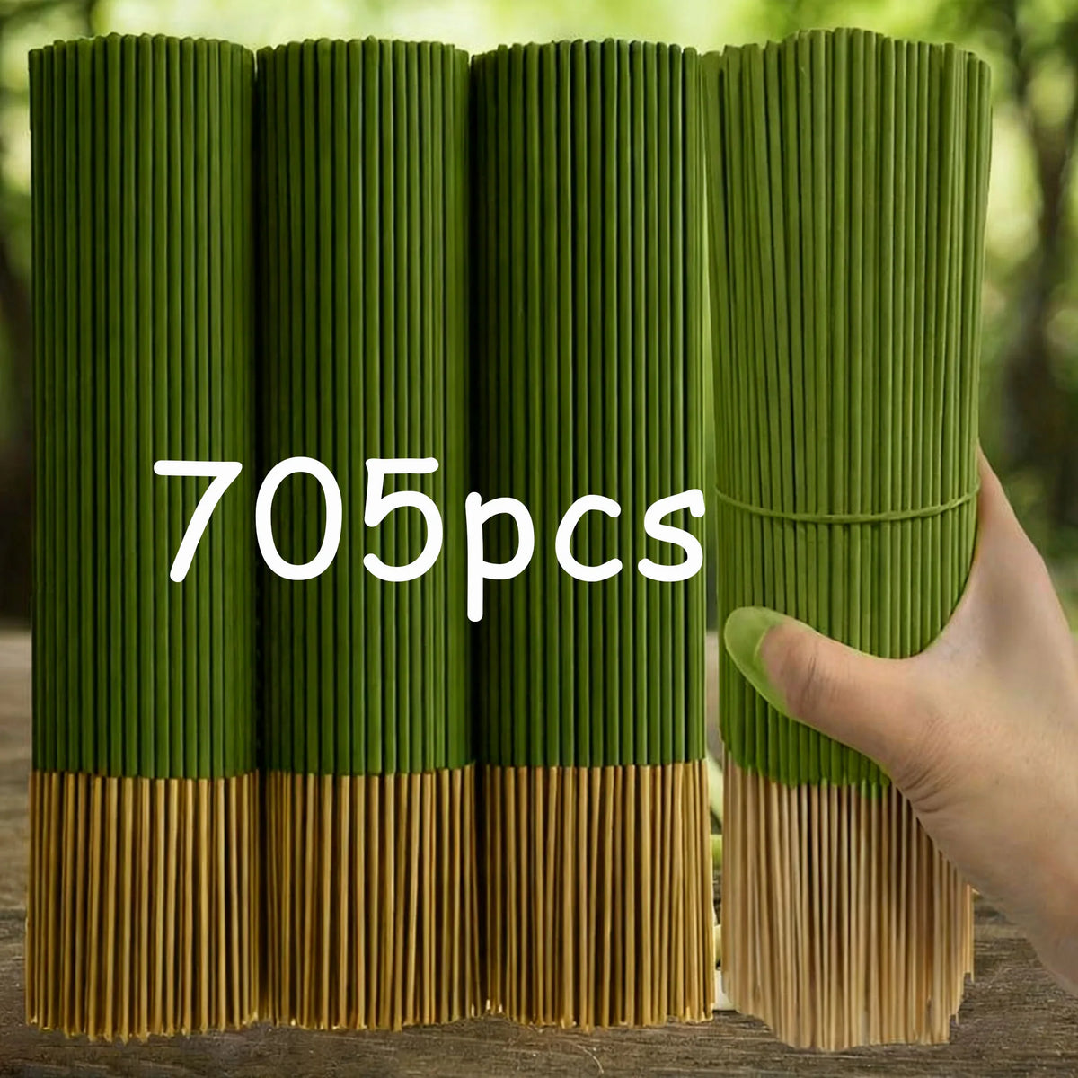 Citronella Lemongrass Stick Incense for Home and Outdoor Use, 22 cm – 705Pcs