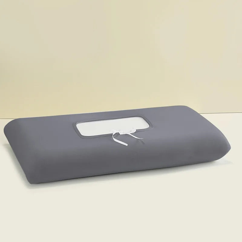 Ice Silk Cooling Pillowcase, Breathable Bedding Cover for Hot Sleepers – Grey