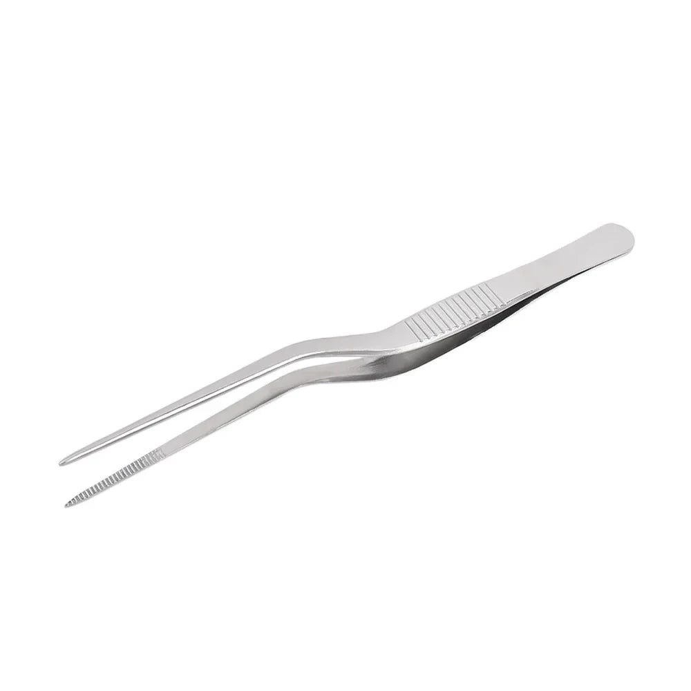 Stainless Steel Kitchen Tweezer Tongs for Cooking and BBQ – 16cm