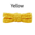 Fluffy Fleece Flat Shoelaces 1.5cm Wide for Casual Sneakers – 160cm