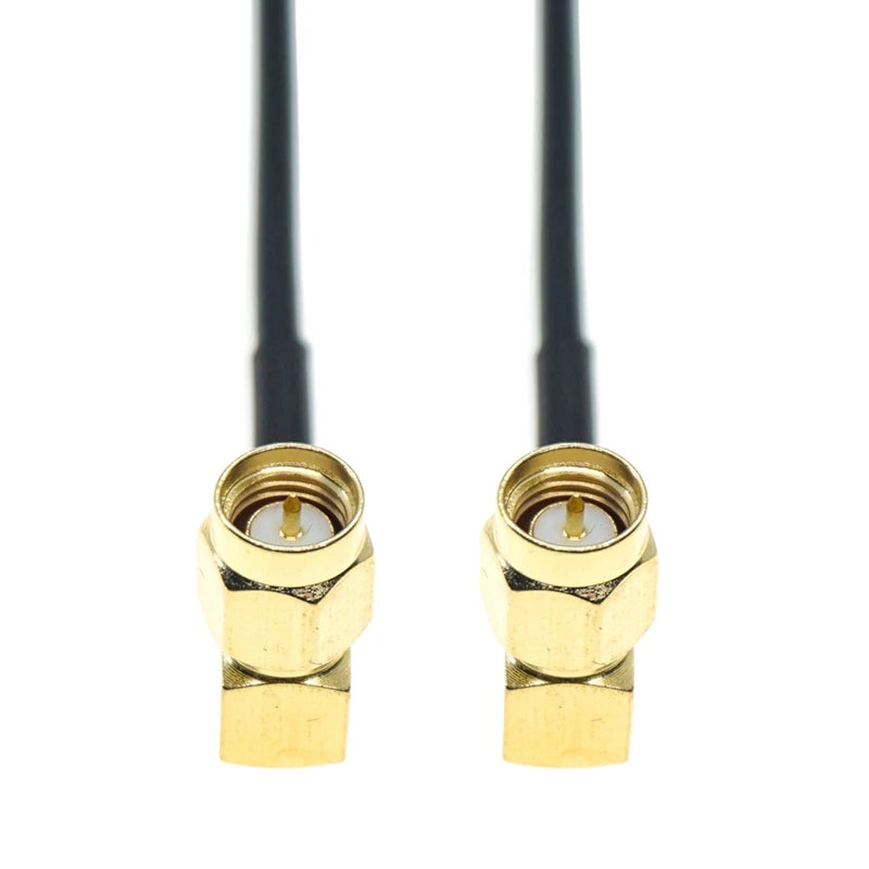 RFProMaker SMA Coaxial Extension Cable RG174 or RG316 Pigtail – MALE90 TO MALE 90