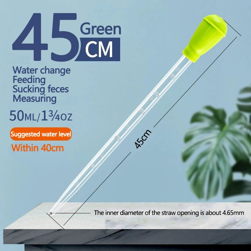 Aquarium Pipette Cleaner Tool, 29cm or 45cm Length – 45cm Green