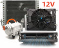 Treeligo 12V Electric Automotive Air Conditioner, 10500BTU Parking AC Kit – 12V Model2 Heat Cool
