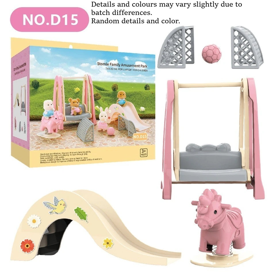 1/12 Scale Forest Animal Dollhouse Furniture Miniature Toy Set – D15