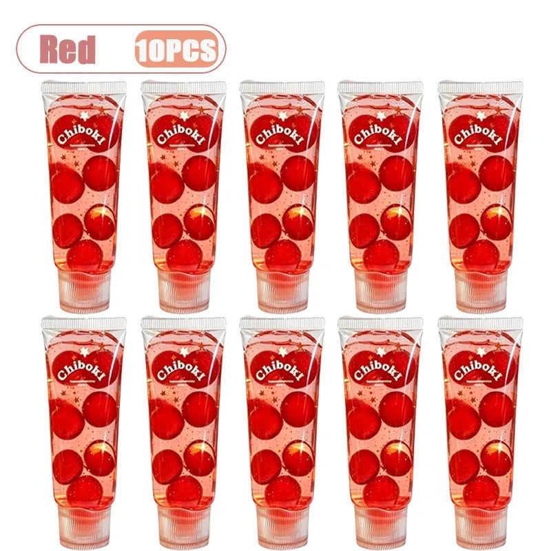 Toothpaste Slow-Rising Silicone Sensory Squishy Stress Relief Toy – Red-10PCS