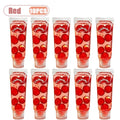 Toothpaste Slow-Rising Silicone Sensory Squishy Stress Relief Toy – Red-10PCS