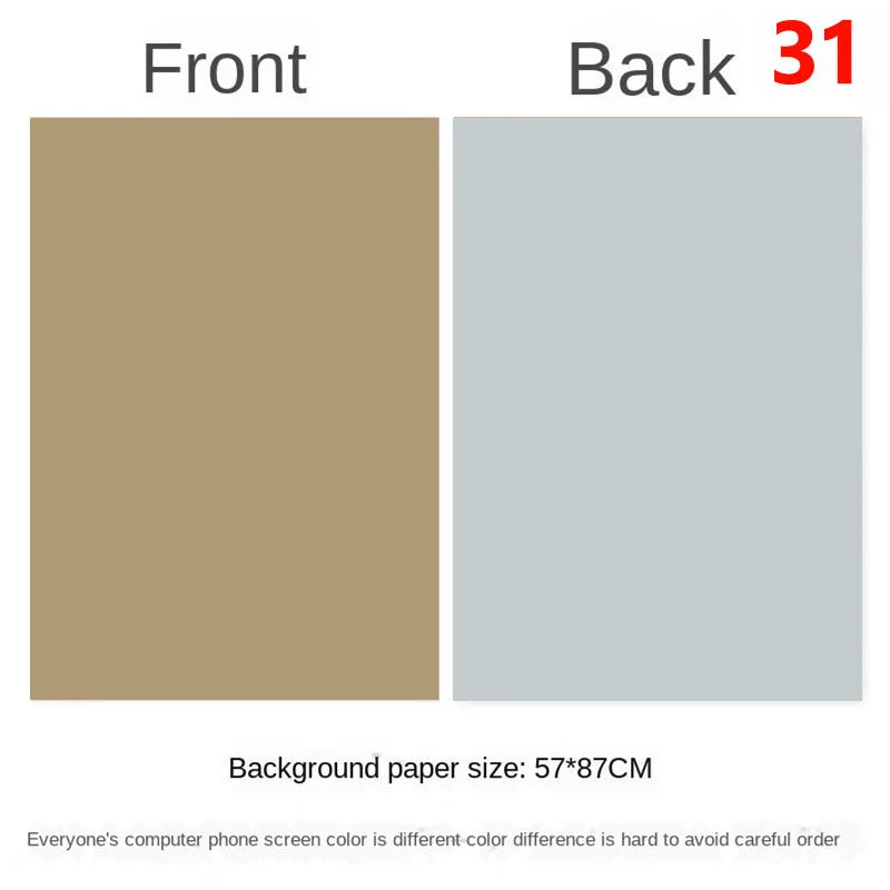 57 × 87 cm Double-Sided Photography Backdrop Paper – 31