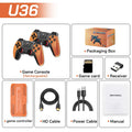 X10 Pro Retro Game Stick, 4K Console, 128GB, 50,000 Games – U36 Orange Chargi