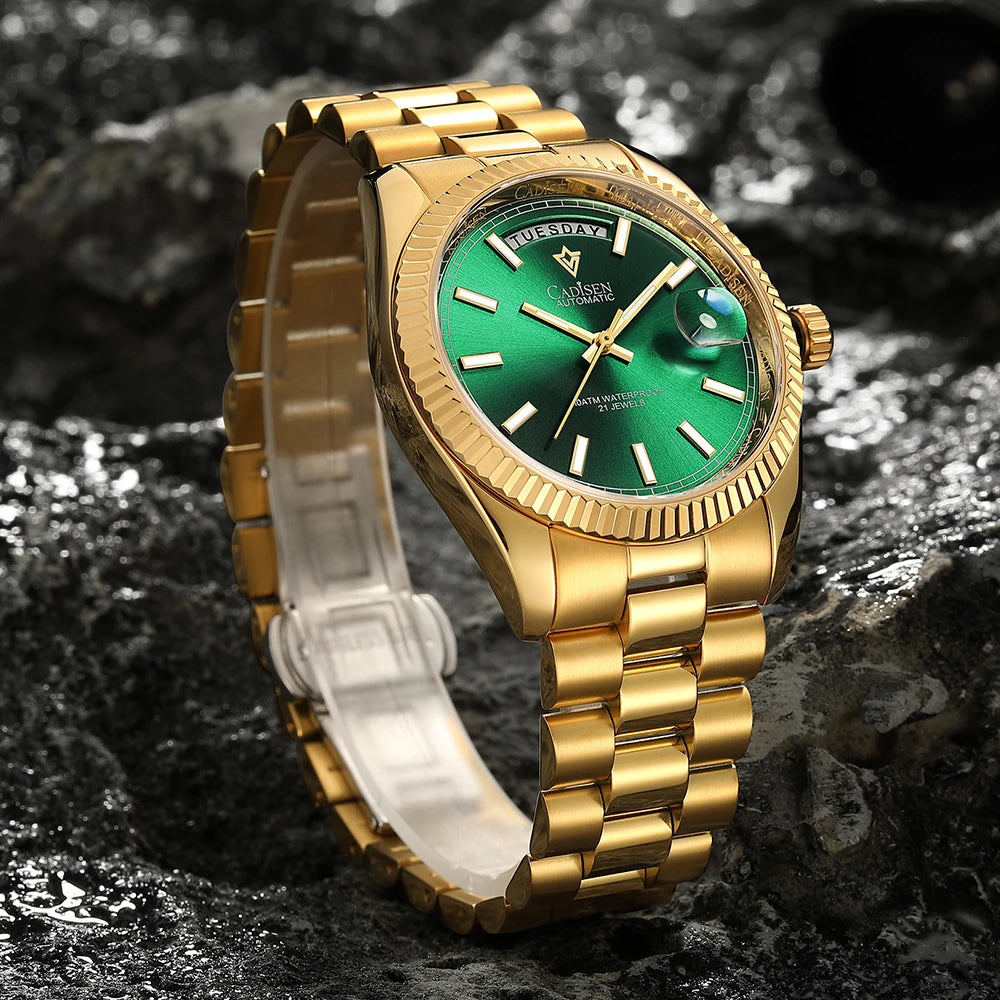 CADISEN DD40 Men Watches Luxury Automatic Mechanical Watch Men AR Sapphire Glass 10Bar Japan MIYOTA 8285 Movement Wristwatch – view 4