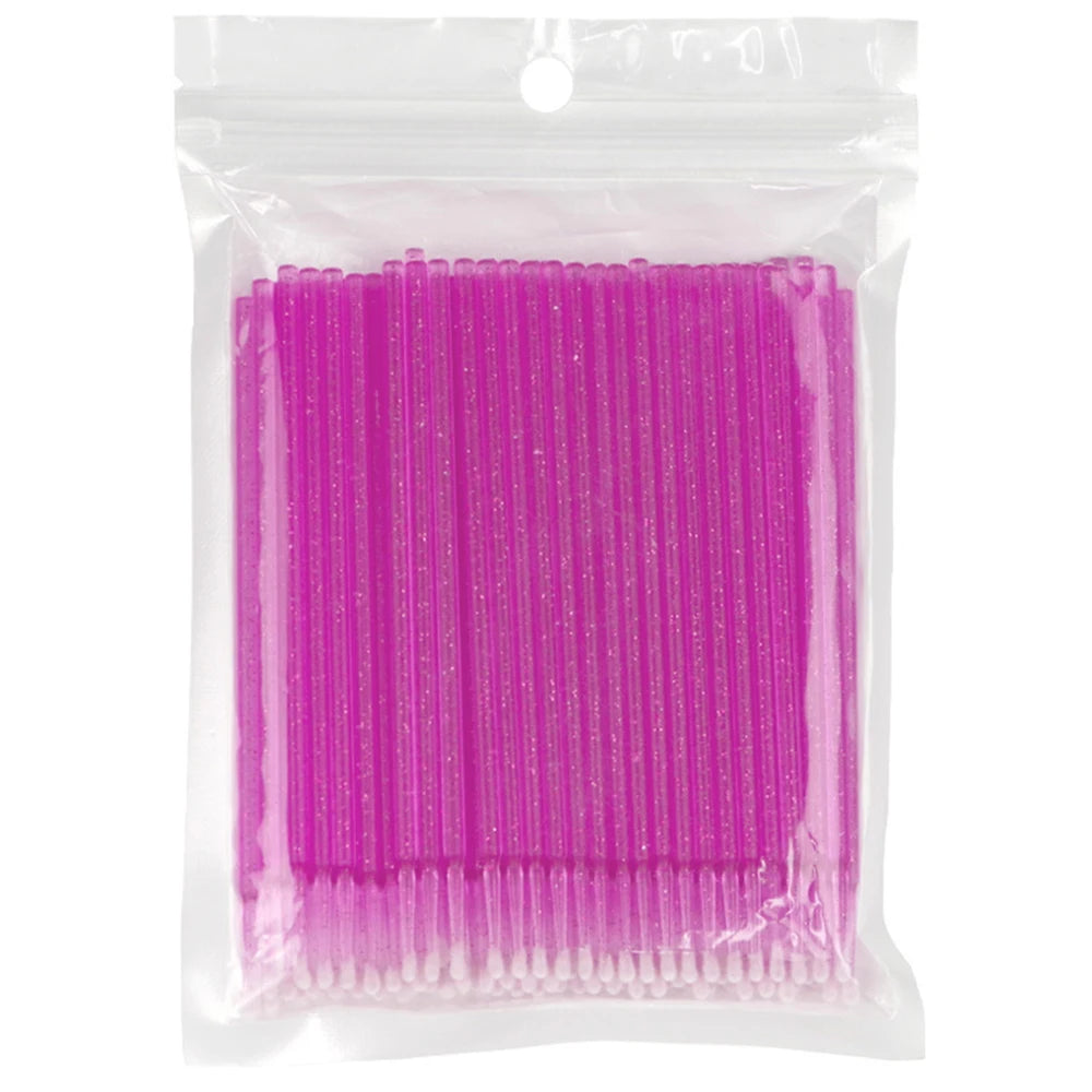 Eyelash Cleaning Micro Brushes, 100 Pieces – Rosered B