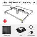 Laser Tree K1 MAX Laser Engraver, 60W Optical Power, 800x600mm Area – LT-K1-MAX-60W