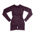 Nclagen Women's Seamless Long Sleeve Yoga Jumpsuit - Backless Activewear – Deep Coffee