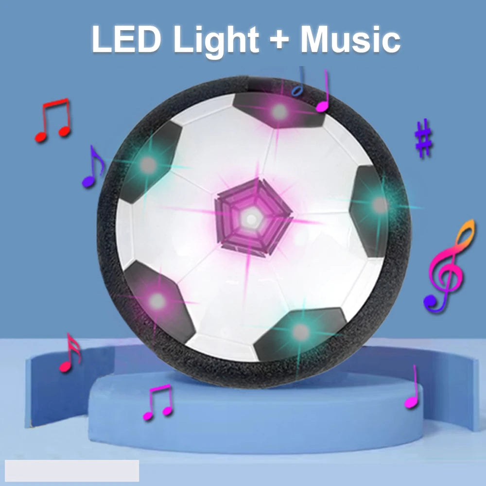 LED Hover Soccer Ball Air Power Indoor Floating Training Toy 18cm – Light Music