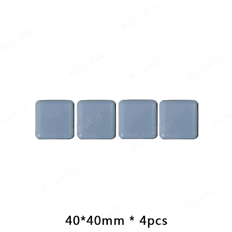 4-Piece Furniture Glider Sliding Pads, PE Plastic Floor Protectors – 40x40mm-2