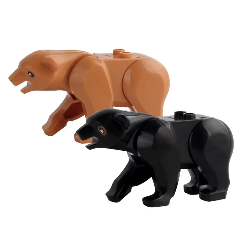 MOC Farm and Zoo Animal Building Blocks, Compatible with Small Bricks – 2PCS (9)