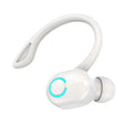 Bluetooth 5.2 Wireless Headset with Microphone and Hands-Free Calling – White