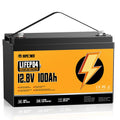 Rvpozwer 12.8V 100Ah LiFePO4 Lithium Iron Phosphate Battery – 12V 100Ah-1280Wh