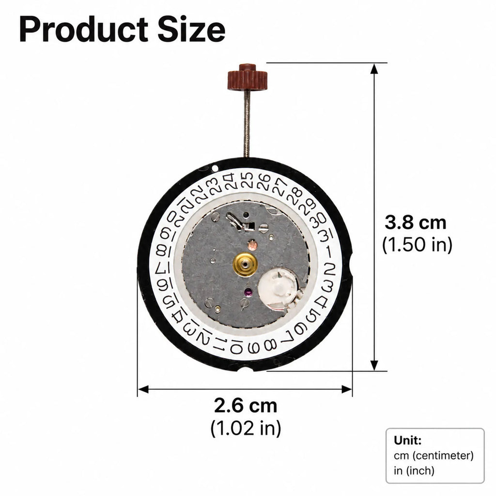 For Ronda 515 Movement 3 Hands Quartz Movement with Date at 3 O'clock Accessories Repairing Replacement Parts Watch Movement – view 6