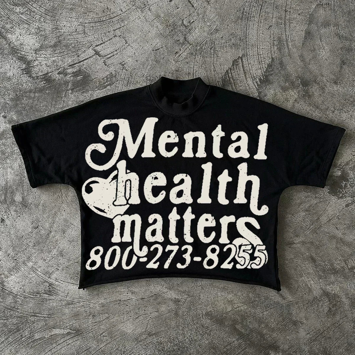 Oversized Harajuku Letter Graphic Cotton T-Shirt, Unisex Casual Tee – M