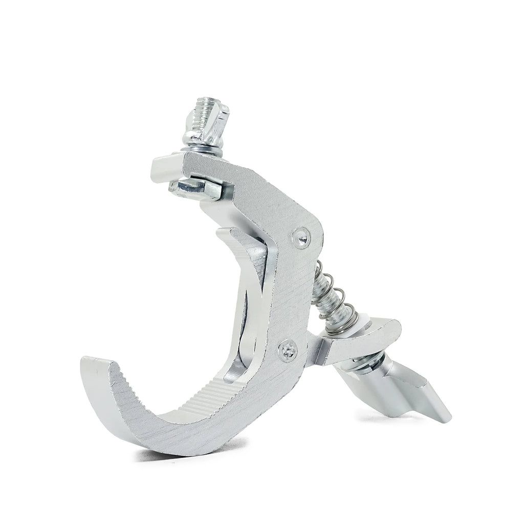 Heavy Duty Aluminum Alloy Stage Light Clamp, 40–60mm, 150kg Capacity – Silver