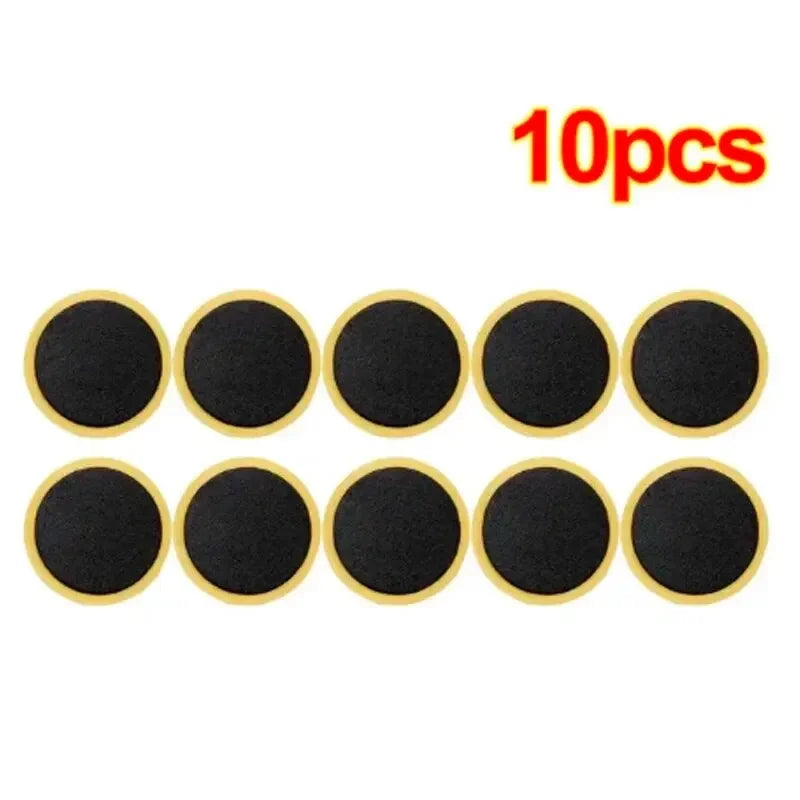 Bicycle Glue-Free Tire Patches for Inner Tube Quick Repair – 10PCs