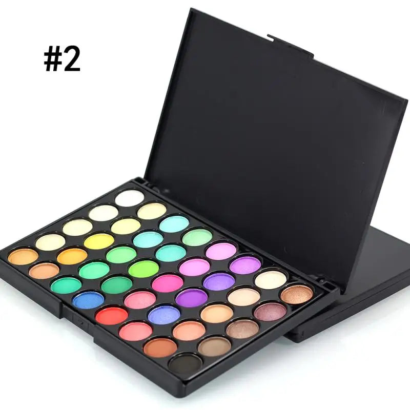 Eyeshadow Palette with Matte and Shimmer Finishes – 40 color 02