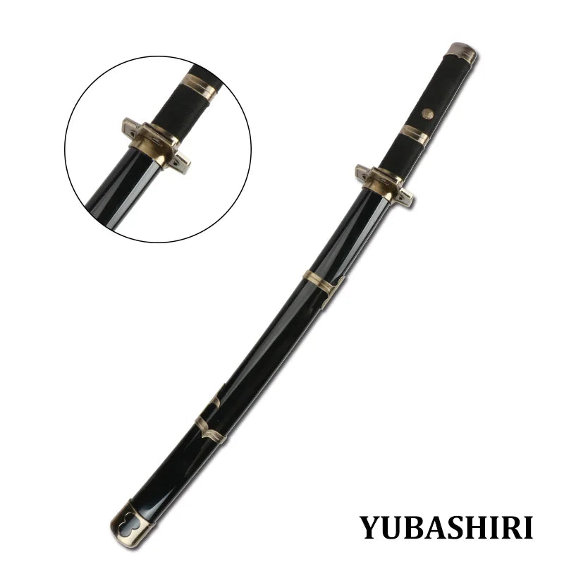 3-Piece Roronoa Zoro Katana Cosplay Set, 80 cm Bamboo Replica – Yubashiri