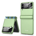 Magnetic Hinge Case for Samsung Galaxy Z Flip 4 with Screen Protector – Light Green