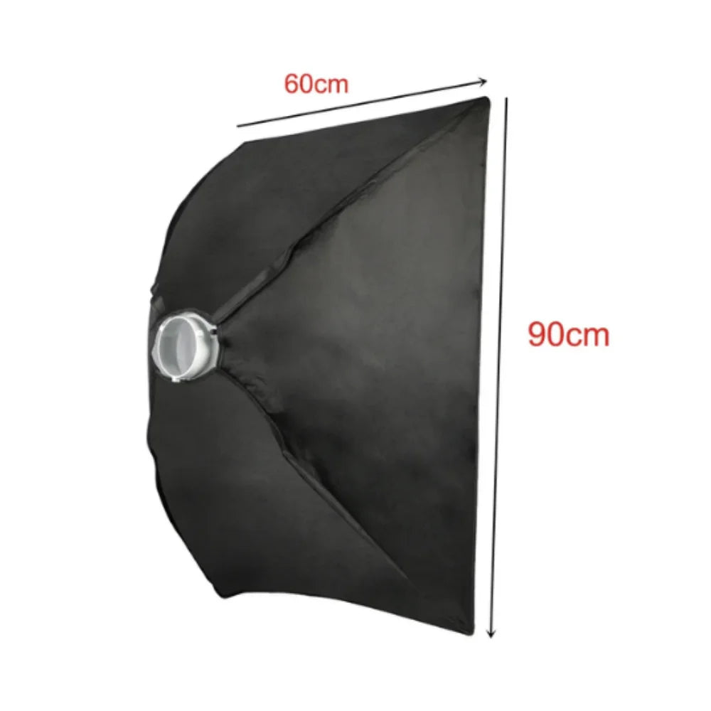135W Dimmable LED Studio Lighting Kit with Softbox and 2m Stand – 6090CM Softbox