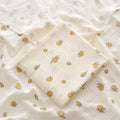 Cotton Muslin Baby Receiving Blanket 100x100cm Swaddle – Lemon