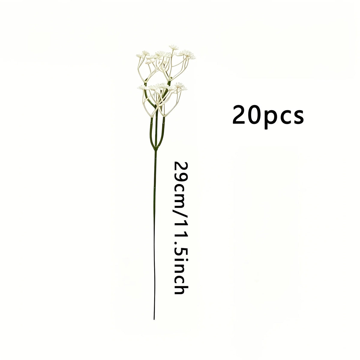 Artificial Gypsophila Bouquets, 20-Piece Set with 600 Stems – 20pcs