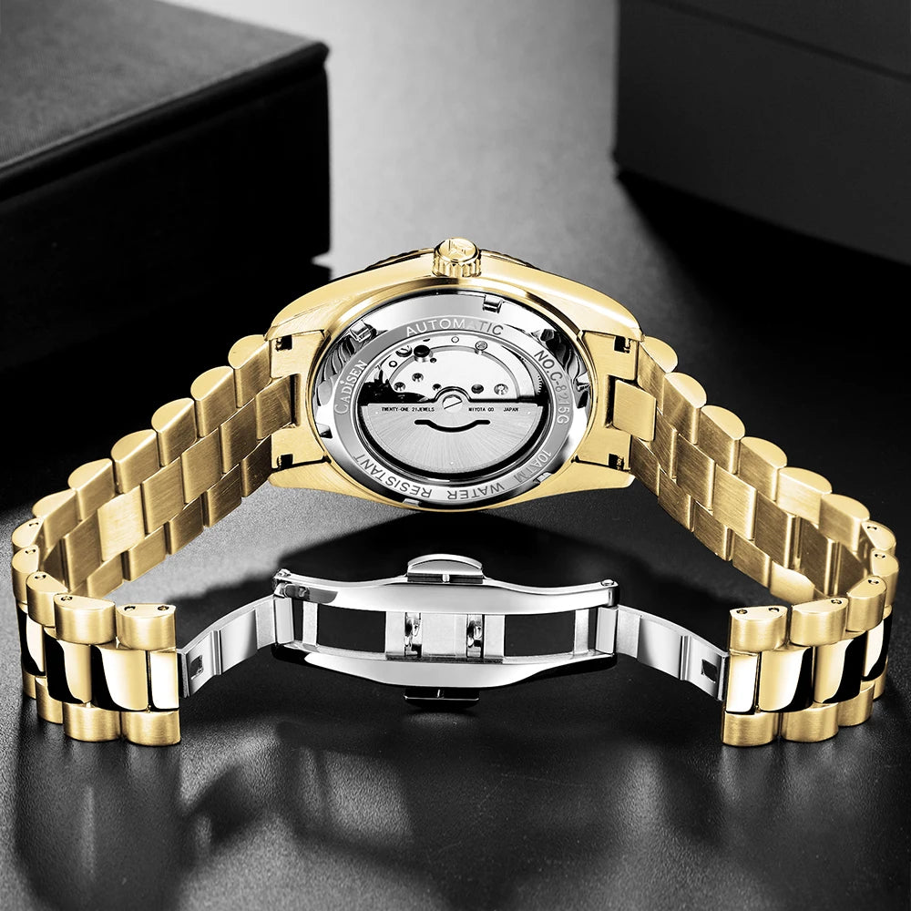 CADISEN DD40 Men Watches Luxury Automatic Mechanical Watch Men AR Sapphire Glass 10Bar Japan MIYOTA 8285 Movement Wristwatch – view 2