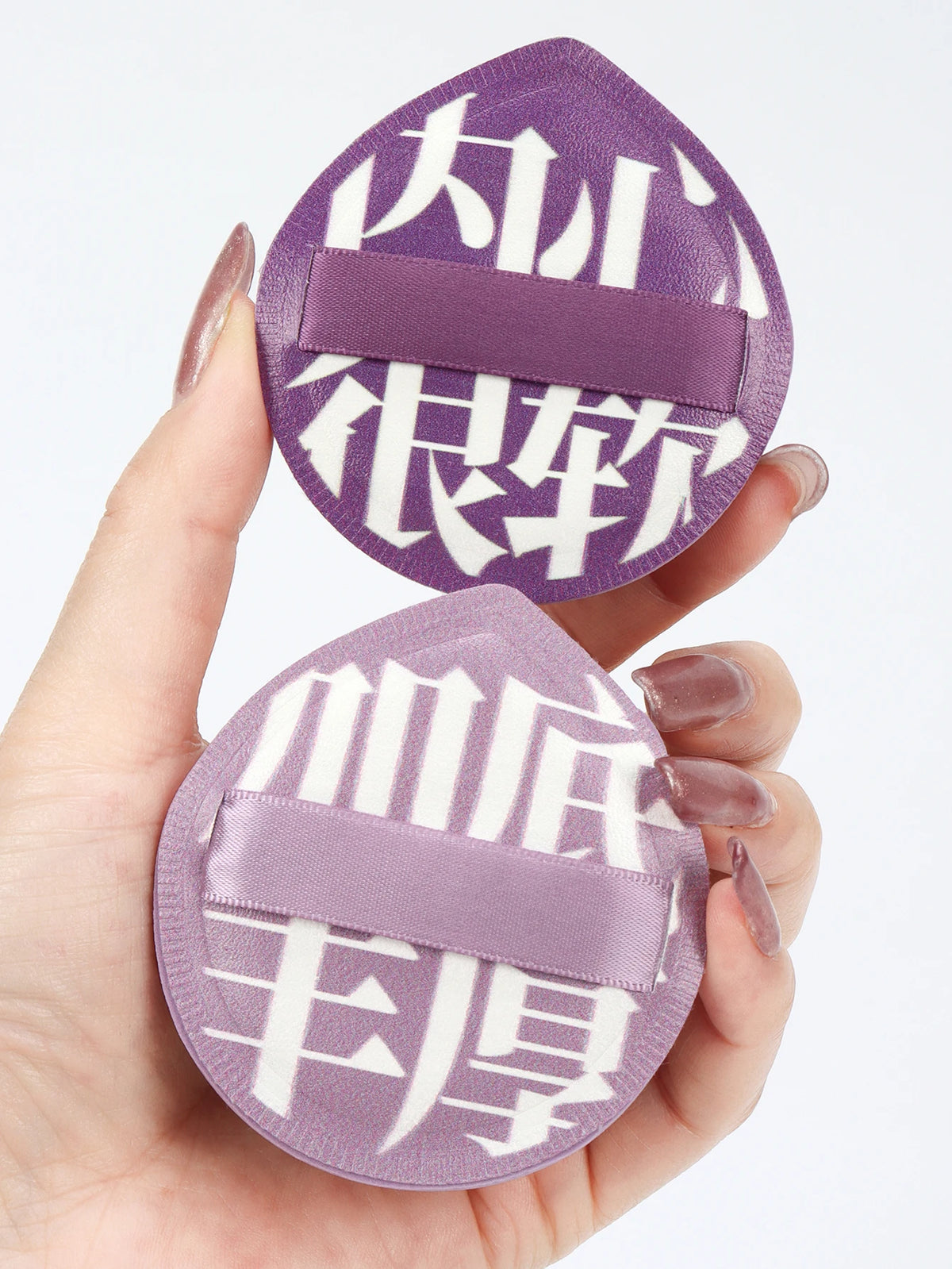 Large Soft Cotton Candy Cosmetic Powder Puff, 6cm Polyurethane Sponge – 2pcs (4)
