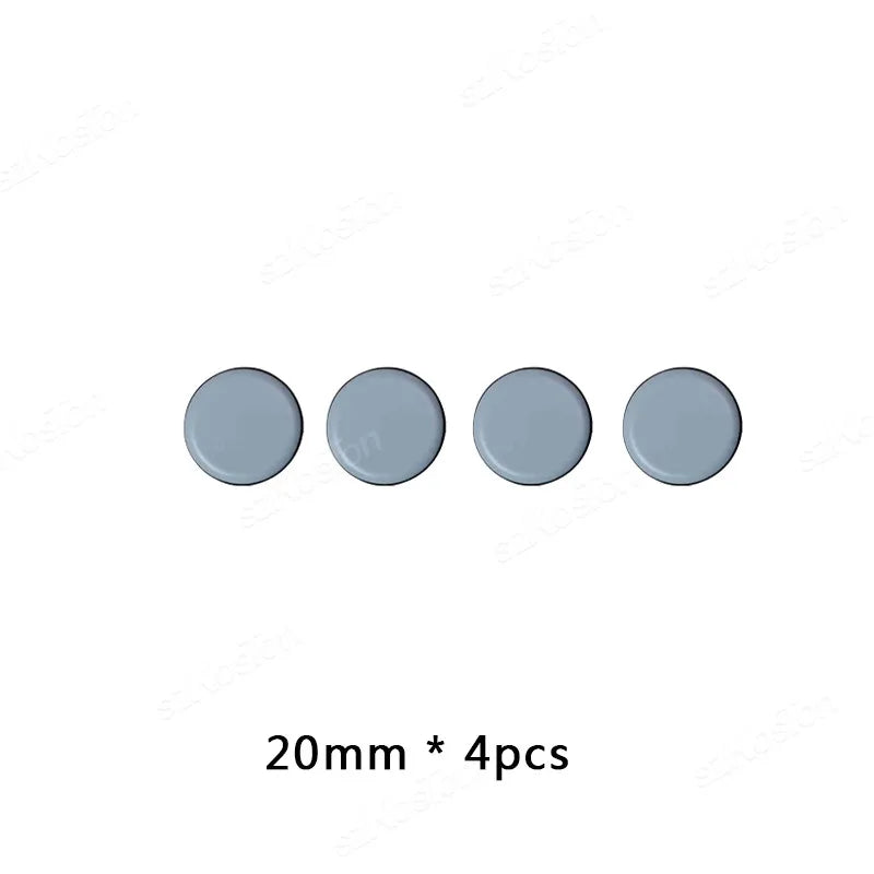 4-Piece Furniture Glider Sliding Pads, PE Plastic Floor Protectors – 20mm