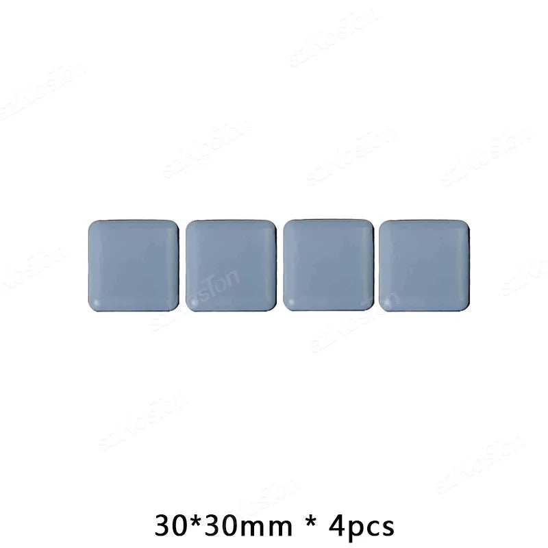 4-Piece Furniture Glider Sliding Pads, PE Plastic Floor Protectors – 30x30mm-2