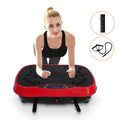 Vibration Plate Exercise Machine with 99 Speeds and Remote Control – Red Color