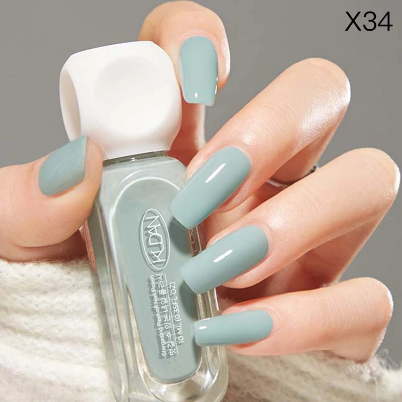 Kudan 10ml Water-Based Peel-Off Nail Polish Stargazing Varnish – XN34